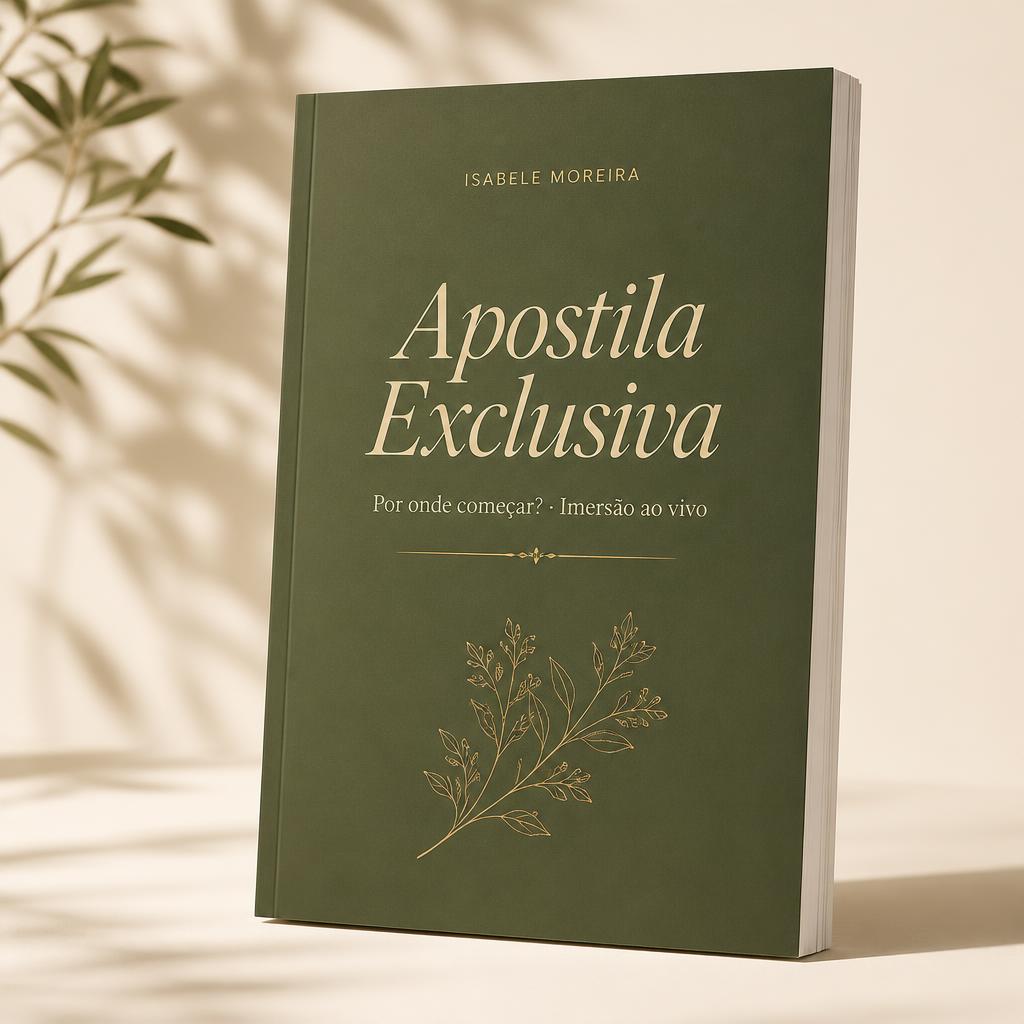 Mockup da apostila exclusiva da imersão