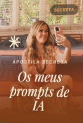 Capa da apostila secreta de prompts de IA